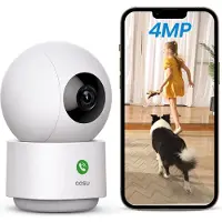 Aosu Caméra d'intérieur rotative QHD 4 MP WiFi P1 Pro SL-C2P