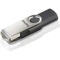 Hama Cle USB 2.0 Hama FlashPen Rotate 8Go Noir Argent