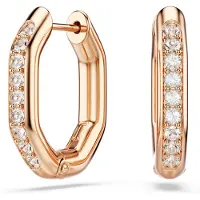 Swarovski Boucles d'oreilles or / blanc