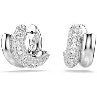 Swarovski Boucles d'oreilles argent / transparent