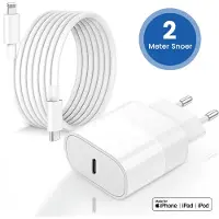 Golden Sound 35W Original Super Fast Charger - Lightning Charger suitable for Iphone - Charger - 2 Meter with Charging Plug