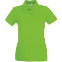 Fruit Of The Loom - Polo "Premium" pour femme manches courtes BC1377 (S) (Citron vert)