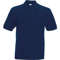 Fruit Of The Loom Polo Piqué 65/35 Herren, Kurzarm BC382 (3XL) (Marineblau)