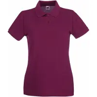 Fruit Of The Loom - Polo "Premium" pour femme manches courtes BC1377 (S) (Bourgogne)