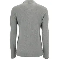 Sols Polo piqué SOLS pour femmes, manches longues PC2908 (M) (gris chiné)