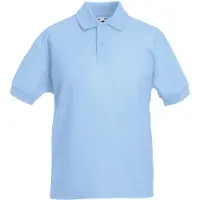 Fruit Of The Loom - Polo pour enfant à manches courtes BC389 (152 (12-13 ans)) (Bleu ciel)