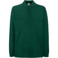 Fruit Of The Loom Polo pour hommes Premium, Langarm BC1383 (M) (Tannengrün)