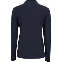 Sols Polo piqué SOLS pour femmes, manches longues PC2908 (M) (bleu marine)