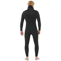 Rip Curl Dawn Patrol 5/4 Mm Long Sleeve Chest Zip Hooded Neoprene Suit Noir XL Homme