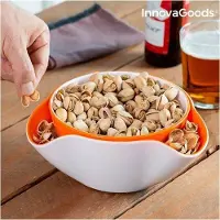 InnovaGoods Bols pour Apéritifs - - 2 en 1 - Plastique - 2 Pièces - Moderne