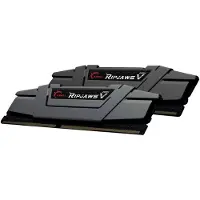 G.Skill Ripjaws V - DDR4 - 16 Go : 2 x 8 Go - DIMM 288 broches - 3200 MHz / PC4-25600 - CL16 - 1.35 V - sans tampon - non-ECC - gris gunmetal (F4-3200C16D-16GVGB)