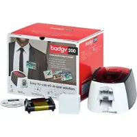 Evolis Badgy 200 Card Printer Blanc One Size / EU Plug 220V