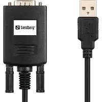Sandberg 133-08 - Adaptateur USB vers Serial Link 9 broches, noir