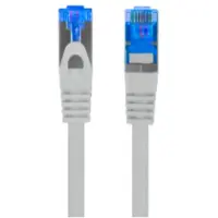 Lanberg S/FTP cat.6A patchcord 0.25m LSZH CCA fluke passed grey