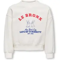 ONLY GIRLS Sweat-shirt 'KOGBetina' bleu / rouge / blanc