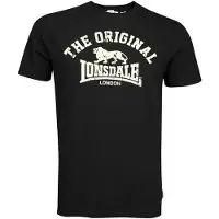 Lonsdale T-Shirt 'Original' écru / noir