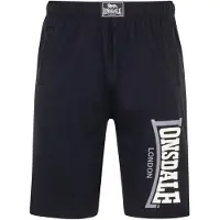 Lonsdale Pantalon 'Jam' noir / blanc