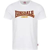 Lonsdale T-Shirt 'Classic' jaune d'or / lie de vin / blanc