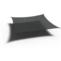 Platinum Toile D'ombrage Coolfit Platinum Carrée Noire 360x360 Cm