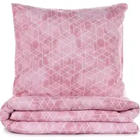 L'essentiel Maison , Best - Pink, ensemble linge de lit, rose, 100 % COTON RANFORCE, 240 x 220 cm