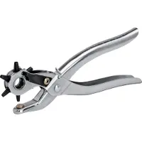 Rapid 5001724 Pince à perforer Revolver RP03, en métal, argentée