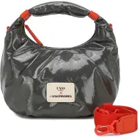 Les Visionnaires Sac bandoulière 'Unio Kitzbuehel' anthracite / rouge