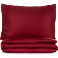 Bigbuy Ensemble de Housse de Couette Rouge Extra Large 220 x 240 cm