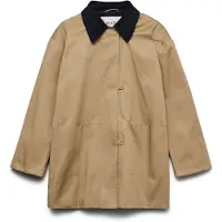 Vero Moda Manteau mi-saison 'AWVickey' noisette / noir
