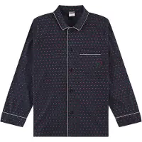 Pockies Pyjama long 'Luv' bleu marine / rouge / blanc