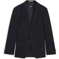 BOSS Veste Slim en laine vierge stretch