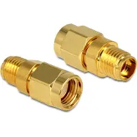 DeLOCK RP-SMA male vers SMA female adapter 50 Ohm