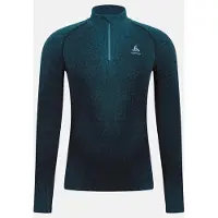 Odlo Performance Warm Long Sleeve Base Layer Bleu 2XL Homme