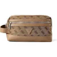 GUESS Trousses de toilette 'BERLIN' beige foncé / marron