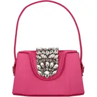 Faina Pochette rose / argent