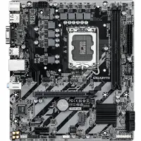 Gigabyte H810M S2H Carte mère - Processeurs Intel Core Ultra (Série 2), VRM 4+1+2 phases, jusqu'à 6400 MHz DDR5, 1xPCIe 4.0 M.2, LAN 1GbE, USB 3.2 Gen 1