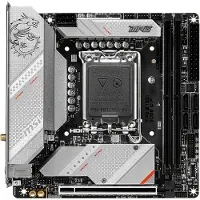 MSI Mpg B760i Edge Motherboard Argenté