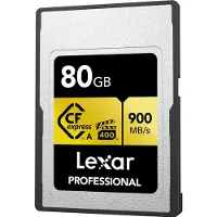 Lexar Professional Gold Carte CFexpress Type A VPG400 R900/W800 MB/s – 80GB