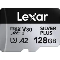 Lexar Carte microSDXC Silver Plus UHS-1 128Go R205/W150 V30