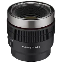 Samyang V-af 45 Mm T1.9 Sony Fe Camera Lens Argenté