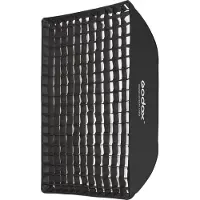 Godox Boîte à lumière parapluie Bowens 60 x 90 avec grille