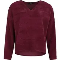 RED by EMP T-shirt manches longues de - Cosy Cord - S - XL - pour Femme - rouge - Taille S