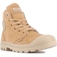 Palladium Bottines à lacets 'Pampa' mastic / cognac