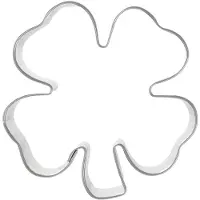 Orion Emporte-pièce en acier en forme de trèfle, 6 cm