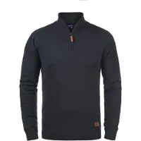 Blend Pull-over 'Robin' bleu marine / marron / gris argenté