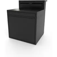 Forge Adour Support Desserte SDAF CBN fermé avec comptoir bar Noir