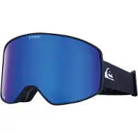 Quiksilver - Masque de ski/snowboard - Storm Goggles Black / Black Clux ML Blue S3 pour Homme - Noir