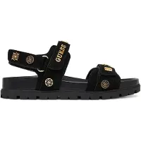 GUESS Sandales plates FLORIZI femmes - Noir - 36