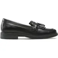 Geox Chaussures Agata noires, taille 36 (garçons et filles), noires, taille 36
