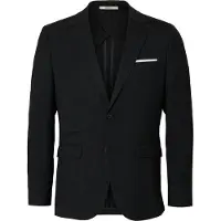 Selected Coupe Slim Blazer À Simple Boutonnage Homme Le noir 48
