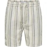 Only & Sons Pantalon 'ONSTrev' sable / vert foncé / blanc
